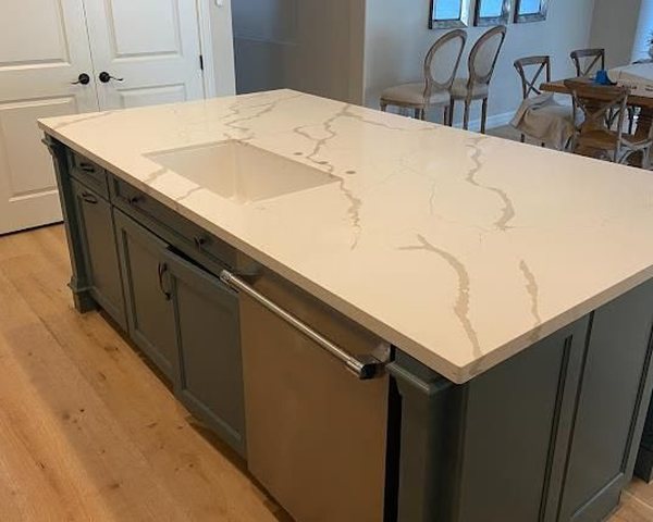 Marble bathroom installation by Gurrola Tile Las Vegas